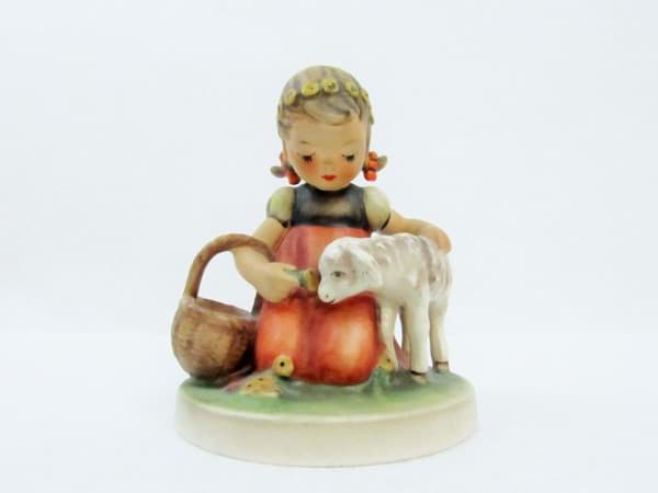 Bild von Goebel Hummel Figur, Osterüberraschung, Mädchen mit Lamm, 361 / 1960 Porzellanfigur